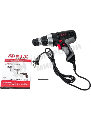 Дрель-шуруповерт P.I.T. РВМ10-С2 МАСТЕР, 400Вт 30 Нм, щеточный