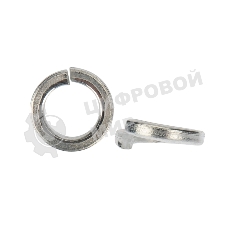 Шайба пружинная Kranz DIN 127, M8, короб (200 шт./уп.)