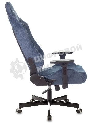 Кресло Knight N1 Fabric синий, ткань, 120 кг, механизм качания