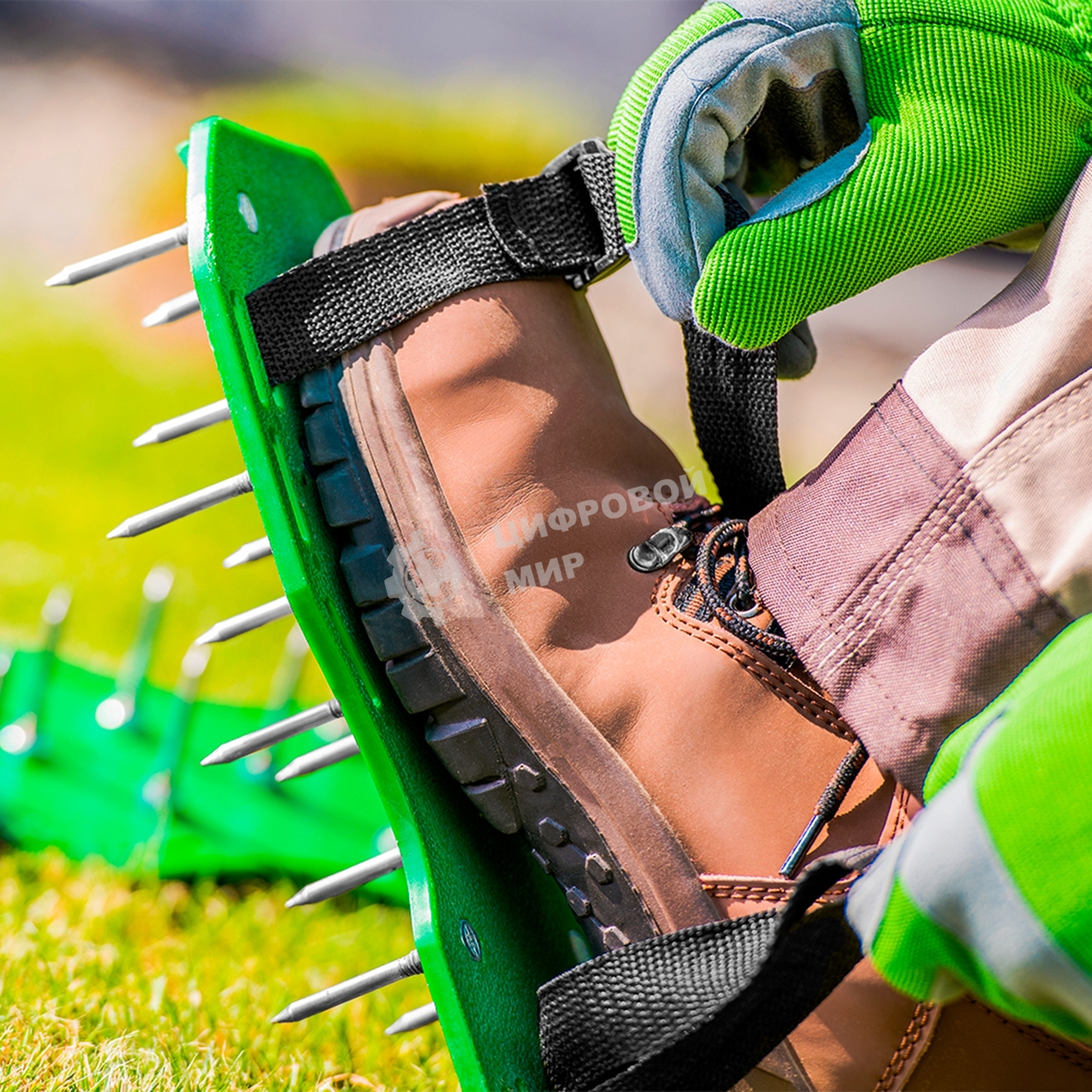 Аэратор Palisad ножной для газона сандалии