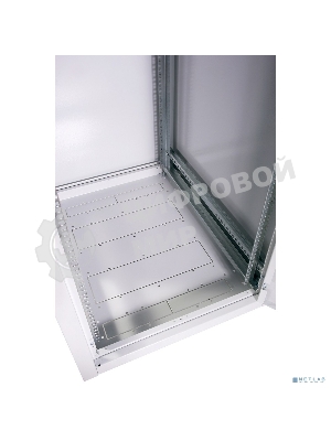 Шкаф телекоммуникационный напольный ЭКОНОМ 24U (600 х 1000) дверь стекло, дверь металл