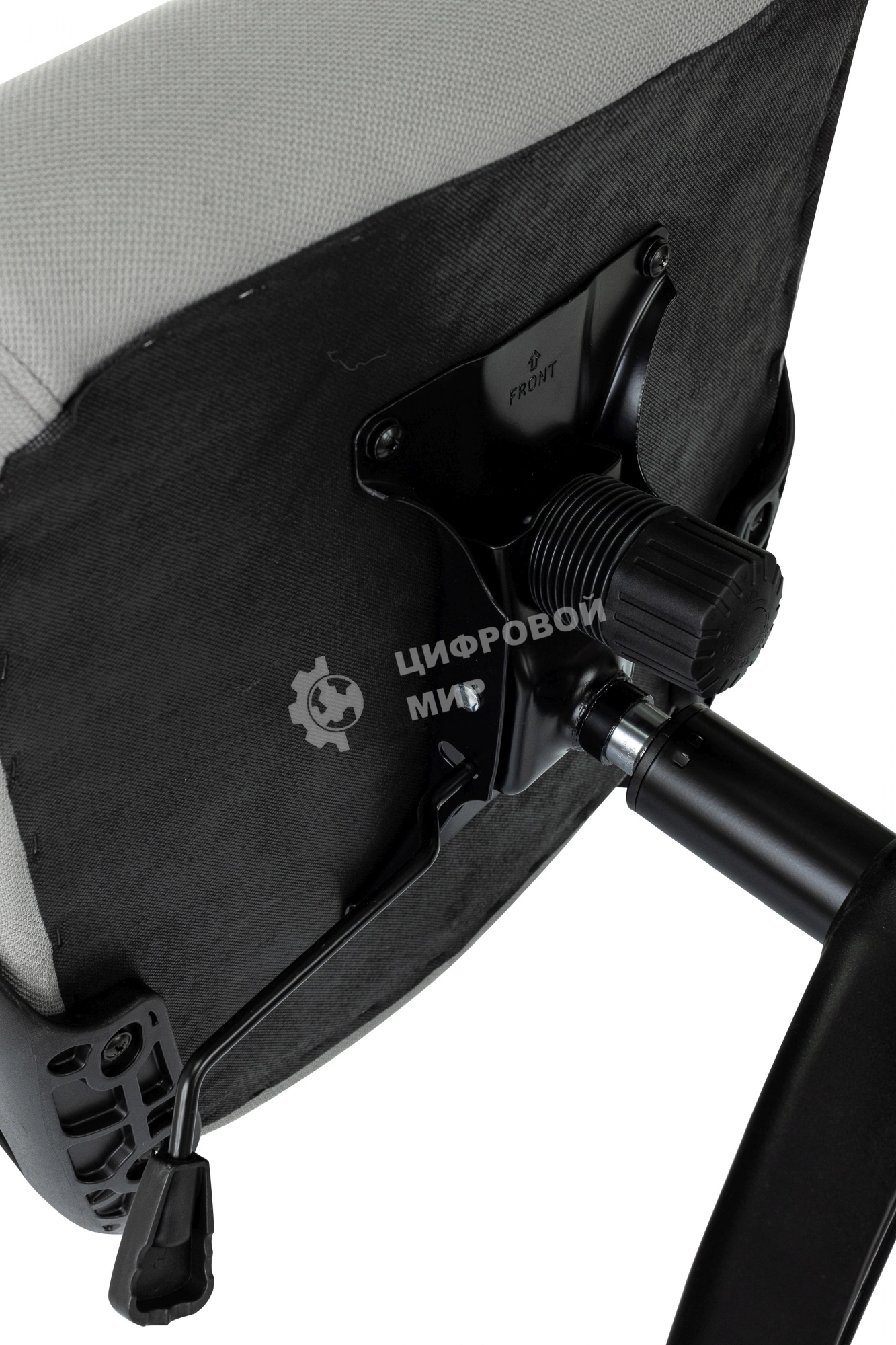 Кресло руководителя Бюрократ Sigma 2 серый, сетка/ткань, крестов. пластик