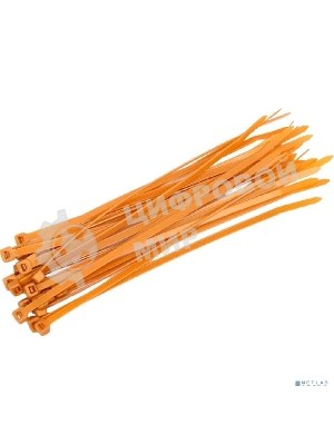 Стяжка кабельная Rexant нейлоновая 200x4,8 мм, коричнево-золотая (RAL8001) (100 шт/уп)