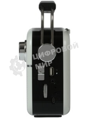 Радиоприемник белый SVEN SRP-505 (4 Вт, FM/AM/SW, USB, SD/microSD, Bluetooth, 1200 мАч)