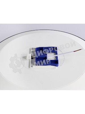 Потолочный светодиодный светильник Ambrella light FZ1226 BK черный IP44 24W 4200K D372*55 (Без ПДУ)