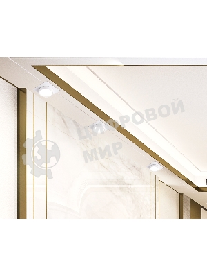 Светильник встраиваемый Ambrella light TN6737 WH белый IP44 GX53 110*110*57