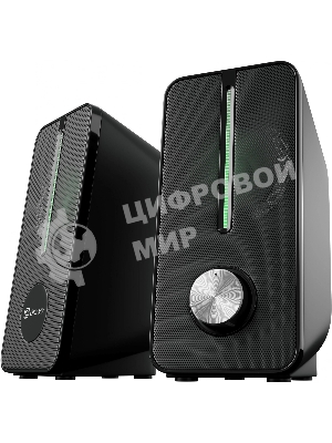 Акустическая система Оклик OK-120U 2.0 черный 6Вт