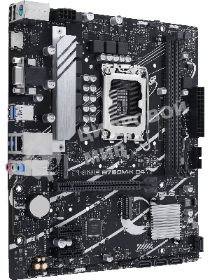 Материнская плата ASUS PRIME B760M-K D4, LGA 1700, Intel B760, 2xDDR4, 4xSATA, 2xM.2, 1xPCIe 4.0 x16, 2xPCIe x1, 1xHDMI, 1xVGA, 1x 2.5Gb LAN, 2xUSB-A 3.2 Gen 1, 2xUSB-A 2.0, 3x3.5 мм, 7.1, mATX