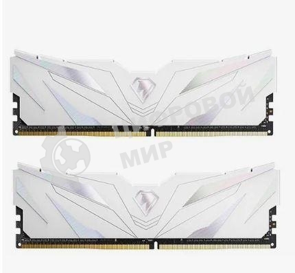 Оперативная память NETAC, DDR4, 32GB (2x16GB), 3200MHz, CL16, DIMM, с радиаторами, белый