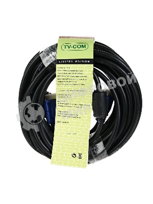 Кабель соединительный SVGA (15M/M) 10m 2 фильтра TV-COM