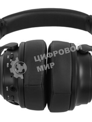 Беспроводные/проводные наушники Defender FreeMotion B1035 черный, накладные, Bluetooth + проводной, складная конструкция