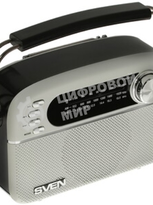 Радиоприемник белый SVEN SRP-505 (4 Вт, FM/AM/SW, USB, SD/microSD, Bluetooth, 1200 мАч)