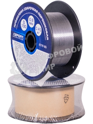 Проволока свар. Aurora E71T-GS D0.8мм 450гр (39776)