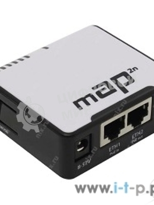Беспроводной маршрутизатор MikroTik RBmAP2nD 802.11n 300Mbps 2.4 ГГц -1xLAN PoE белый