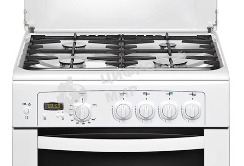 Плита газовая Gefest ПГ6100-03 белый, конфорок 4 шт, духовка 52 л, 60 см x 85 см x 60 см