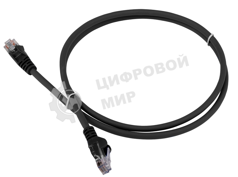 Патч-корд LANMASTER LSZH UTP cat.6, 5.0 м, черный