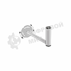 Кронштейн эфирный Rexant 25 см Г-образный поворотный