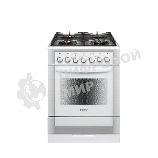 Плита комбинированная Gefest ПГЭ 6502-02 0042 белый, конфорок 4 газовых, духовка 55 л, 60 см x 85 см x 60 см