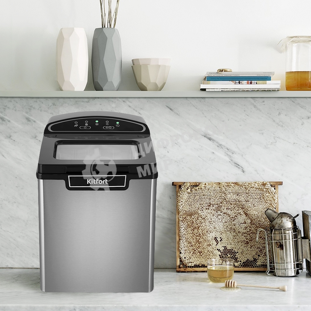 Ледогенератор Kitfort KT-1807 105Вт серебристый/черный