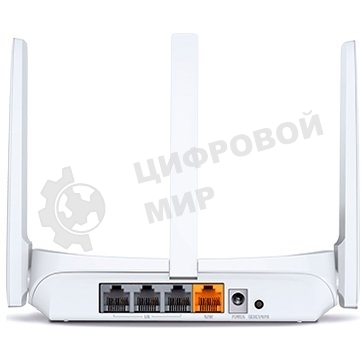 Маршрутизатор Mercusys MW305R Wi-Fi роутер 300 Мбит/с 2,4 ГГц, 1 порт WAN 10/100 Мбит/с + 4 порта LAN 10/100 Мбит/с, 2 фиксированные антенны