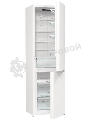 Холодильник Gorenje NRK6201PW4 белый двухкамерный 235/96л морозилка снизу, No Frost