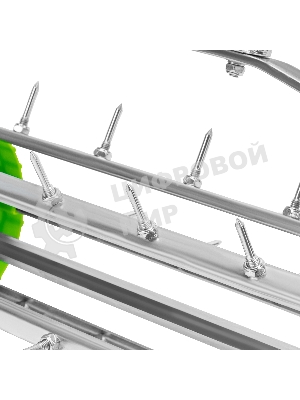 Аэратор газонный Palisad 440х1400 мм, стальной черенок