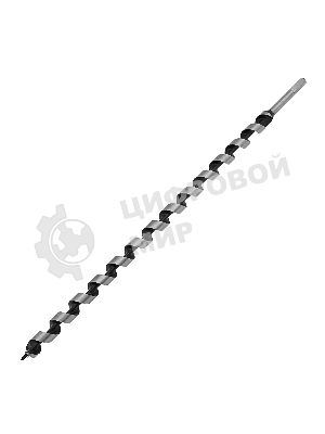Сверло по дереву Matrix шнековое, 22x600 мм, 6-гранный хвостовик