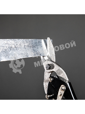 Ножницы по металлу Matrix, 250 мм, левые, обрезиненные рукоятки