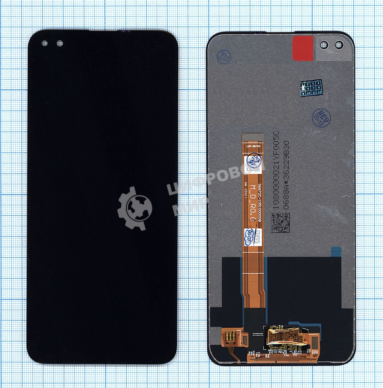 Дисплей для Realme 6 Pro черный