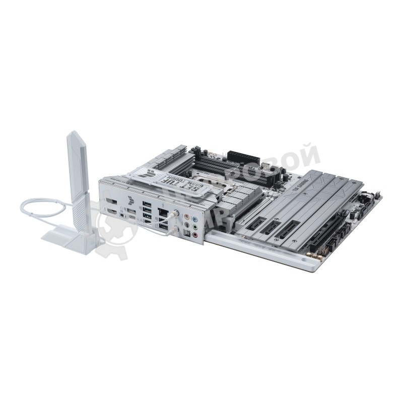 Материнская плата ASUS TUF GAMING Z890-PRO WIFI, LGA 1851, Intel Z890, 4xDDR5, 4xSATA, 4xM.2, 1xPCIe 5.0 x16, 1xPCIe 4.0 x4, 2xPCIe x1, 1xHDMI, 1xDP, 2xUSB-C Thunderbolt 4, 6xUSB-A 10Gbps, 1x 2.5Gb LAN, 5x3.5 мм, 7.1, ATX