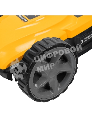 Портативная аккумуляторная газонокосилка Denzel CLM-22, Li-ion, 20В, 220 мм