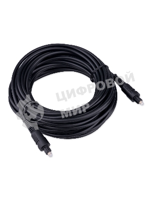Кабель оптический Cablexpert CC-OPT-10M-N, Toslink 2xODT M/M, 10м, черный, пакет
