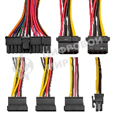 Компьютерный корпус Miditower ExeGate EX261448RUS CP-601 Black, ATX, (CP350W, 80мм), 2хUSB, Audio