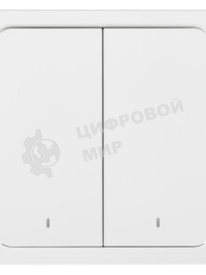 Выключатель умный Яндекс, 2 клавиши, Zigbee