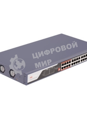 Коммутатор Hikvision DS-3E0326P-E(C), 24×1 Гбит/с PoE + 2×1 Гбит/с Combo (RJ45/SFP) + 2×1 Гбит/с SFP, неуправляемый