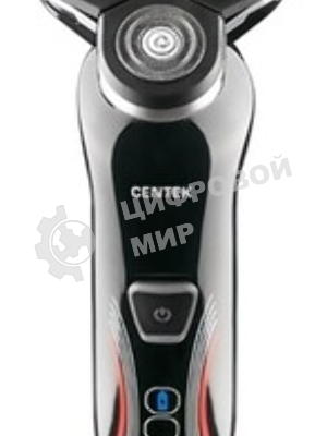 Электробритва Centek CT-2159 (черн/хром) 3 плавающие головки, аккумулятор+работа от сети, Li-Ion600мА·ч