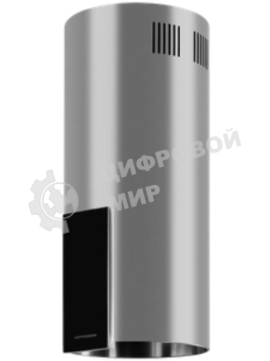 Вытяжка Kuppersberg MOTUBA 35 X, цилиндрическая, островная, 35 см, сенсорное управление, таймер, отвод/рециркуляция, 3 скорости, производительность 850 м3/ч, LED освещение, обратный клапан, уровень шума 68 дБ, угольный фильтр CF110 (опция), цвет нержавеющая сталь