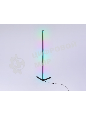 Светильник Ambrella light FL8022 BK черный LED 15W RGB D32*1250 (ПДУ РАДИО 2.4G)