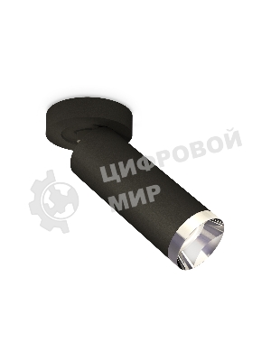 Светильник Ambrella Light XM6343202 SBK/PSL черный песок/серебро полированное MR16 GU5.3 (A2229, C6343, N6132)