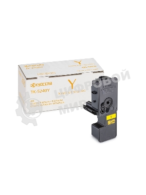 Картридж лазерный Kyocera TK-5240Y (1T02R7ANL0) желтый для P5026cdn/cdw, M5526cdn/cdw 3000 стр.