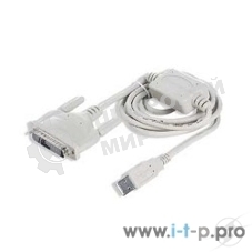 Переходник Gembird Переходник с USB DB25M/AM 1.8m блистер