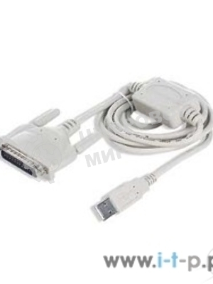 Переходник Gembird Переходник с USB DB25M/AM 1.8m блистер