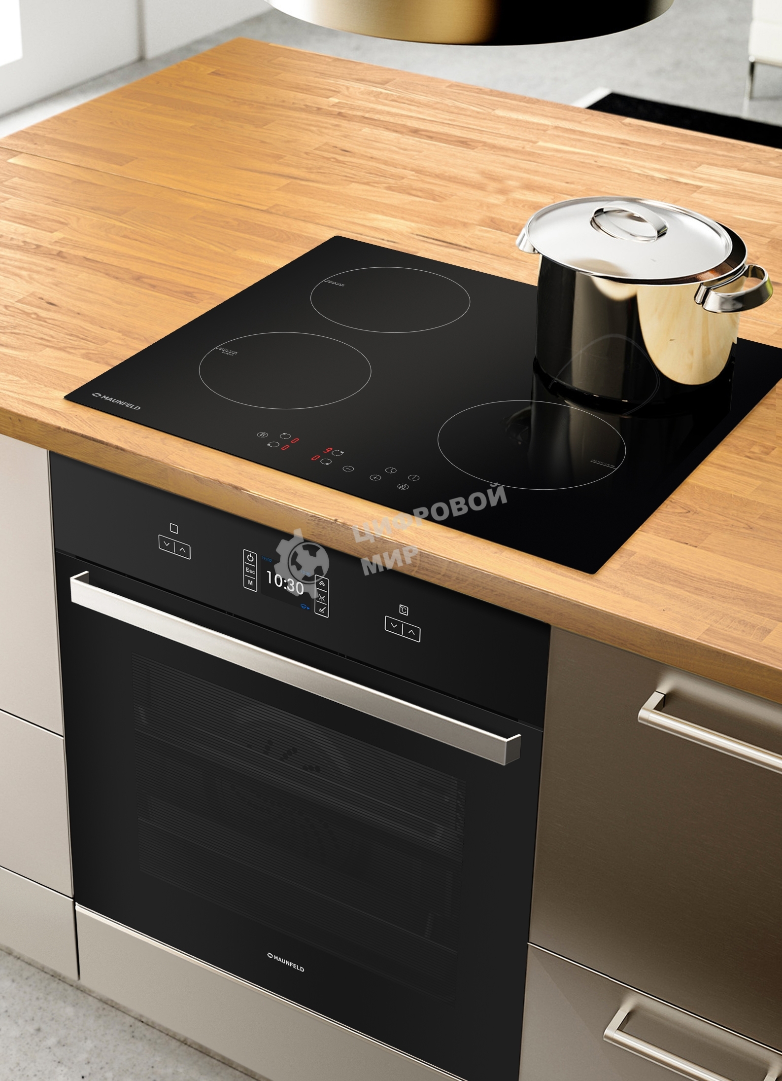 Индукционная варочная панель Maunfeld EVI.594-BK черный