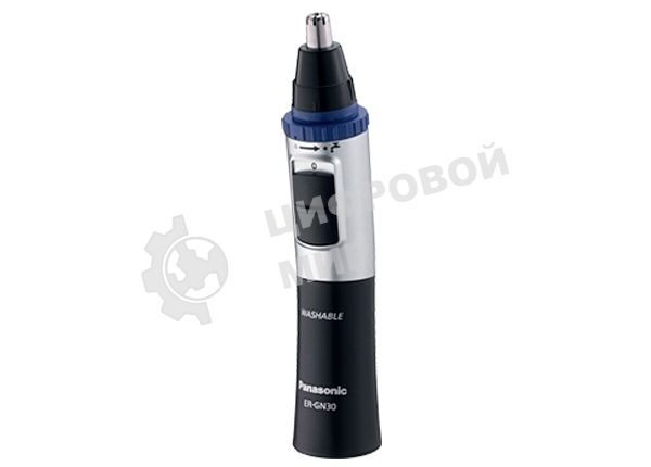 Триммер Panasonic ER-GN30-K черный/серебристый (насадок в компл:1шт)