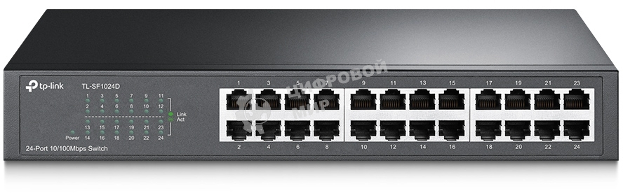 Коммутатор TP-Link SMB TL-SF1024D Коммутатор 24-port 10/100M Switch