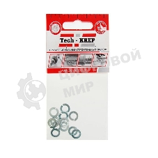 Шайба пружинная М6 цинк. DIN 127 (уп.12шт) пакет Tech-Krep 103048