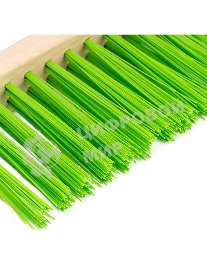 Щетка-сметка 2-рядная Сибртех 280 мм, деревянная ручка