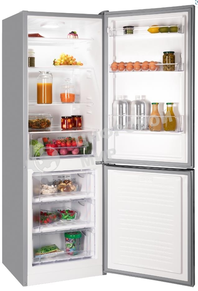 Холодильник Nordfrost NRB 132 S серый двухкамерный 205/100л морозилка снизу