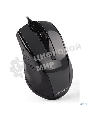Мышь проводная A4Tech N-500FS черный, 1200 dpi, USB, кнопки - 4