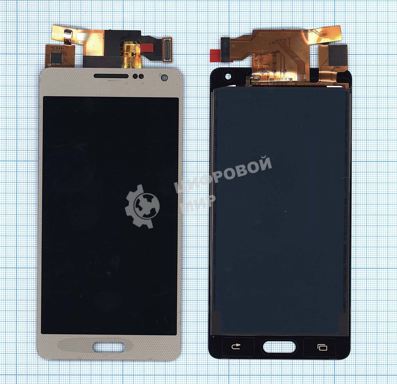 Дисплей для Samsung Galaxy A5 SM-A500F в сборе с тачскрином TFT золотистый